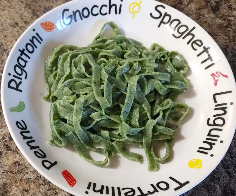 Low Carb Spinach Pasta